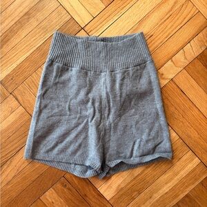 Capezio Gray Women's Knit Shorts - M/L